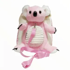 Pink Koala Backpack With Child Strap