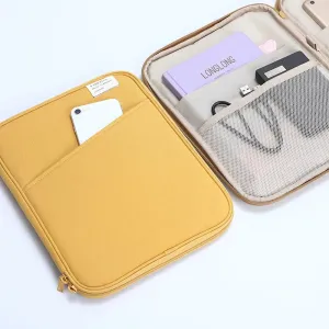 Plain Colour Tablet Travel Case 11-13inch