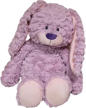 Plush Purple Rabbit Stuffed Animal Soft Plushies Huggable Cartoon Bunny Plush Toy 12.6 Inch