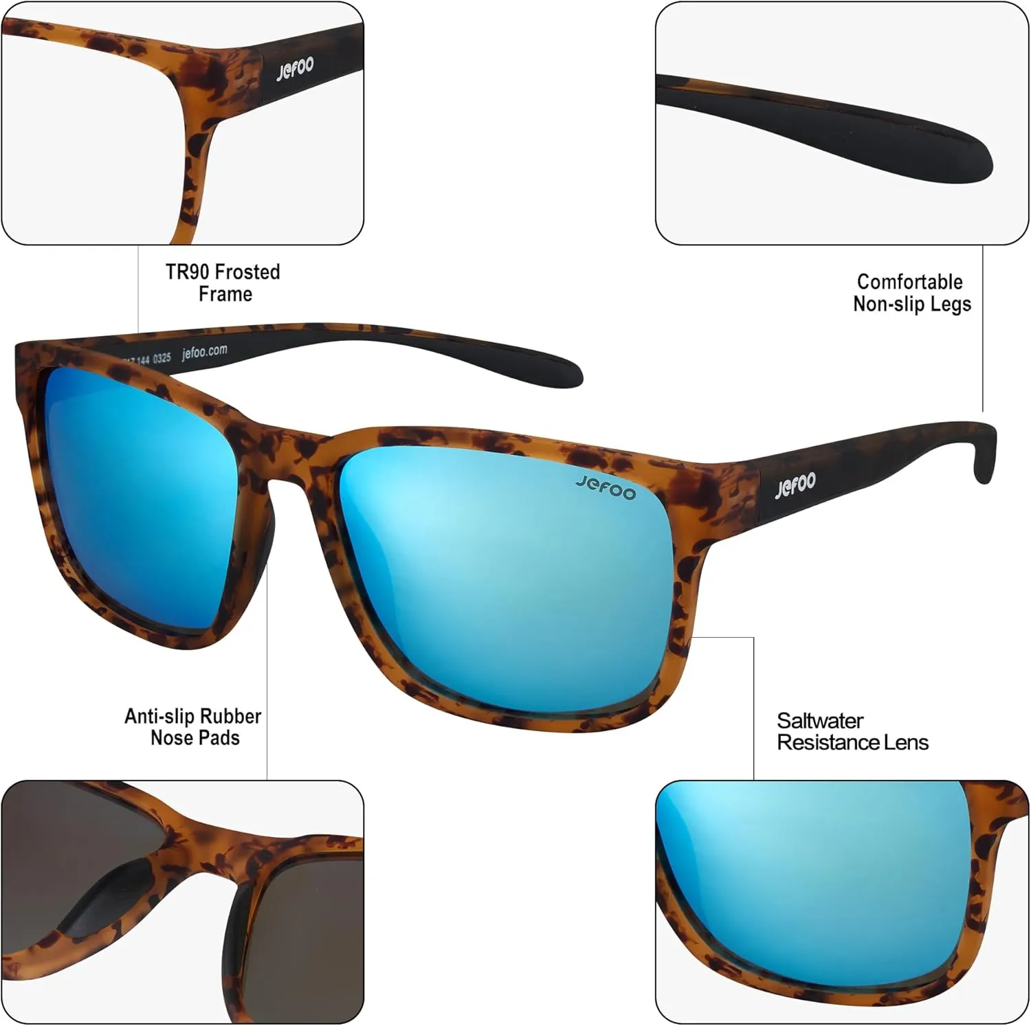 Polarized Fishing Sunglasses for Men Women Kayaking Surfing Driving Lightweight Sports Sun Glasses UV Protection