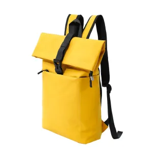 Polyurethane Laptop Bag with Padded Sleeve & Multiple Pockets | Compact Design | Yellow