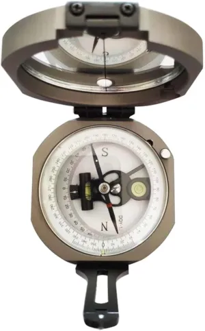 Portable Folding Lens Compass – Multifunctional Outdoor Compass with Magnetic Steel Pointer, Anti-Magnetic, Shockproof, and Precision Navigation