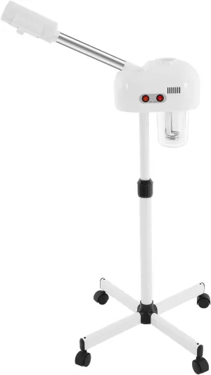 Professional Facial Steamer on Wheels - Face Steamer for Professional Skin Rejuvenation, Warm Mist, Humidifier - Pore Opener and Skin Cleanser