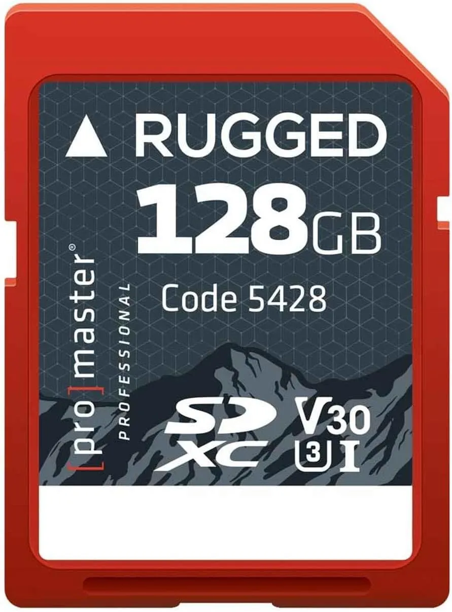 ProMaster SDXC 128GB Rugged™ Memory Card UHS-I, (Model 5428)