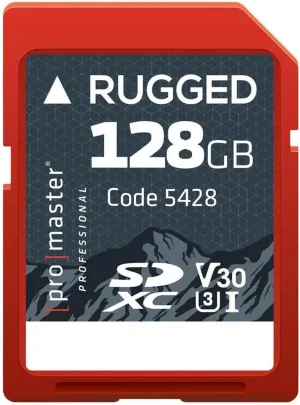 ProMaster SDXC 128GB Rugged™ Memory Card UHS-I, (Model 5428)