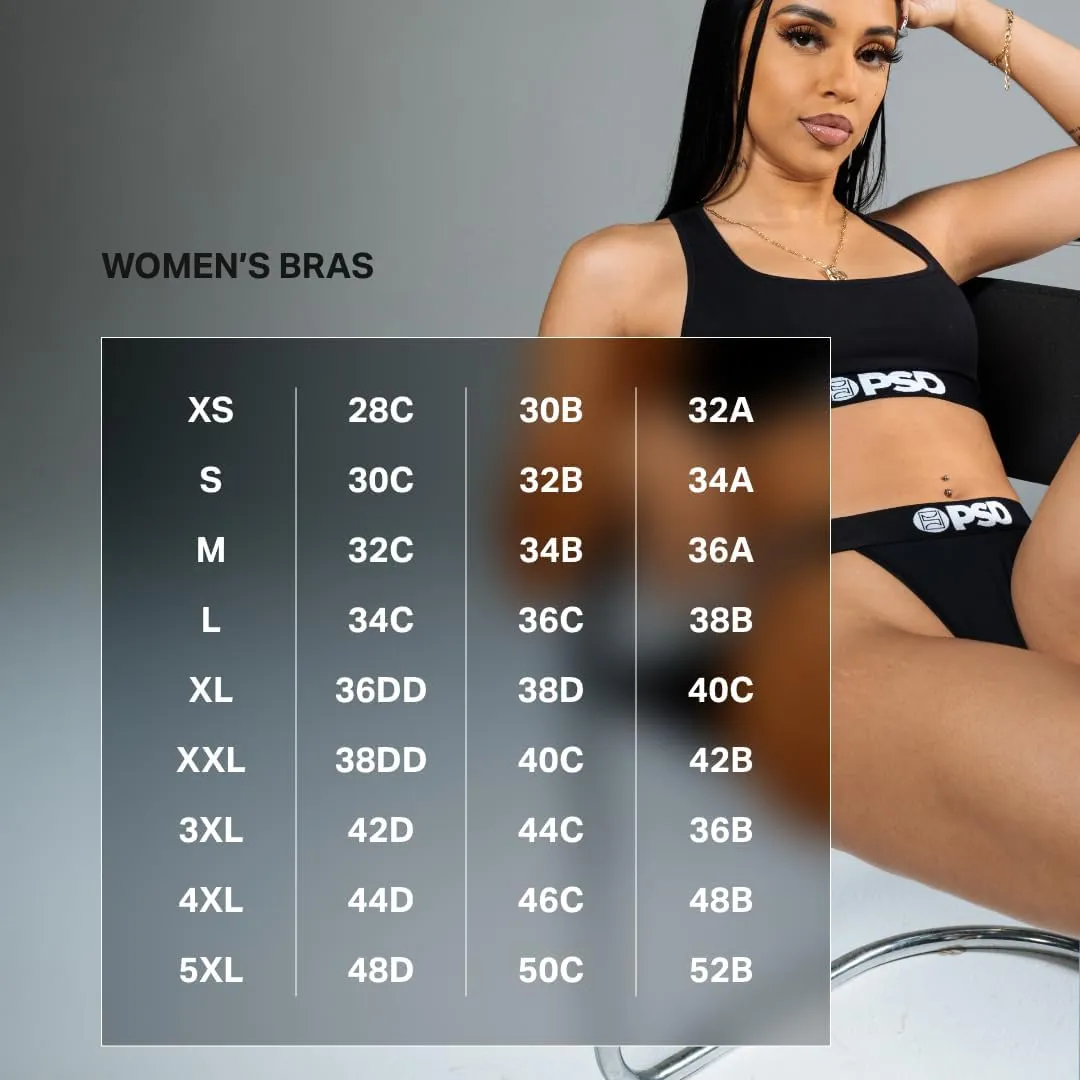 PSD Women's Looney Tunes Sports Bra - Racerback Sports Bras for Women with Breathable Microfiber Fabric