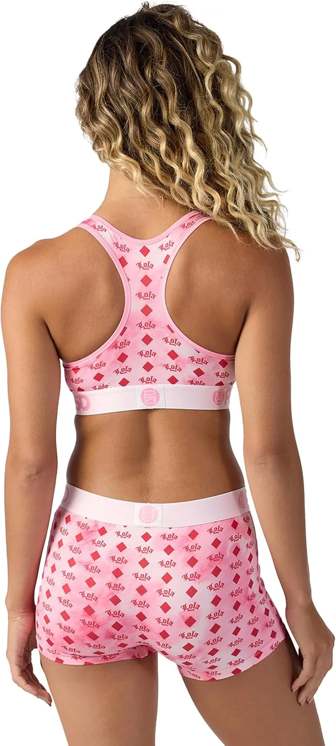 PSD Women's Looney Tunes Sports Bra - Racerback Sports Bras for Women with Breathable Microfiber Fabric