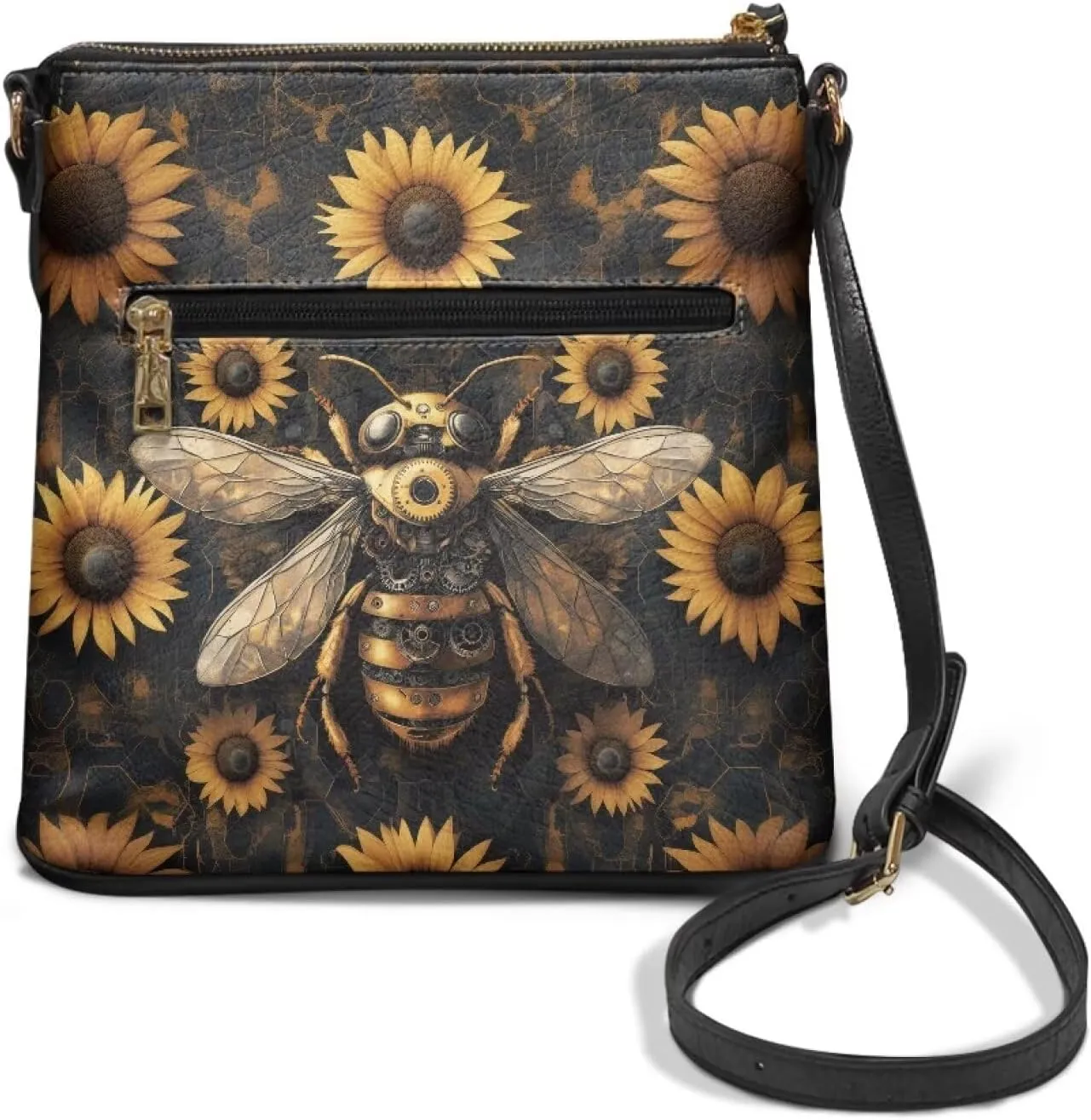 PU Crossbody Bags for Women Fashion Shoulder Purse Bag Travel Purse with Shoulder Strap for Shopping Dating