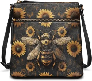 PU Crossbody Bags for Women Fashion Shoulder Purse Bag Travel Purse with Shoulder Strap for Shopping Dating