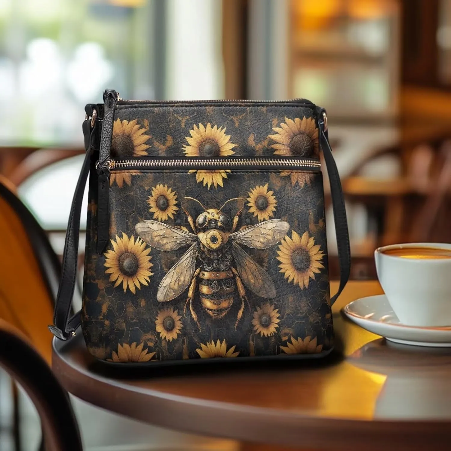 PU Crossbody Bags for Women Fashion Shoulder Purse Bag Travel Purse with Shoulder Strap for Shopping Dating