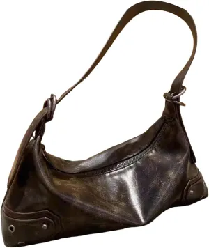 PU Leather Shoulder Bag for Women Large Capacity Armpit Bag Fashion Underarm Bag Lady Crossbody Bag Clutch Purse