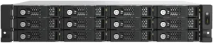 QNAP TL-R1200PES-RP-US 12 Bay 2U Short Depth rackmount PCIe Interface SATA JBOD for petabyte-Scale Expansion (Diskless)