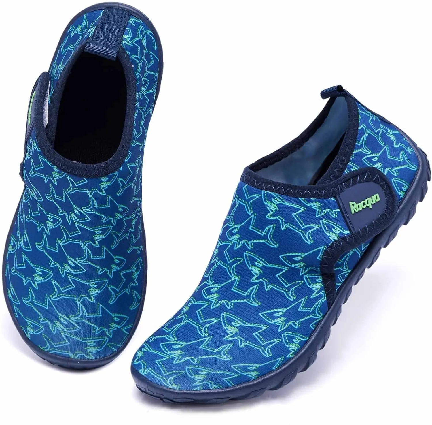 Racqua Boy's Girl's Kids Water Shoes Barefoot Swim Quick Dry Lightweight Sport Aqua Shoes(Little Kid/Big Kid)