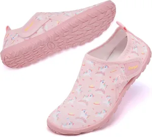 Racqua Boy's Girl's Kids Water Shoes Barefoot Swim Quick Dry Lightweight Sport Aqua Shoes(Little Kid/Big Kid)