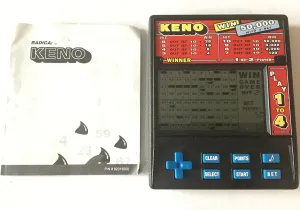 Radica 1480 Handheld Video Game~ Keno/ Lotto Win 50,000 1 to 4