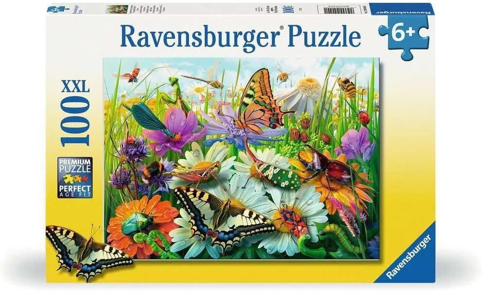 Ravensburger Children's Puzzle - 12004049 - Wonder World of Insects - Insect Puzzle for Children from 6 Years, with 100 Pieces in XXL Format