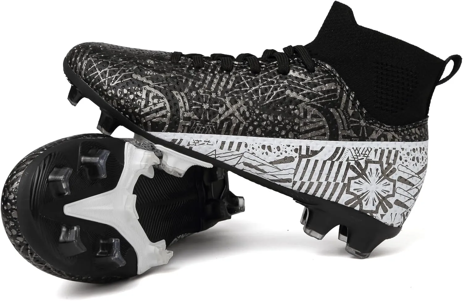 RDGO Boys Girls Soccer Cleats Lace Up Cleats(Little Kid/Big Kid)/AG