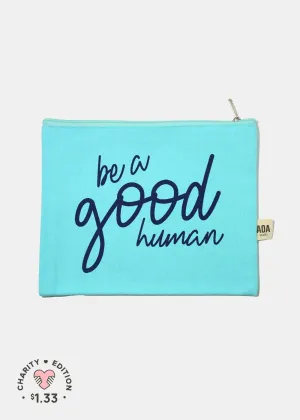 Re-Use Canvas Pouch - Good Human