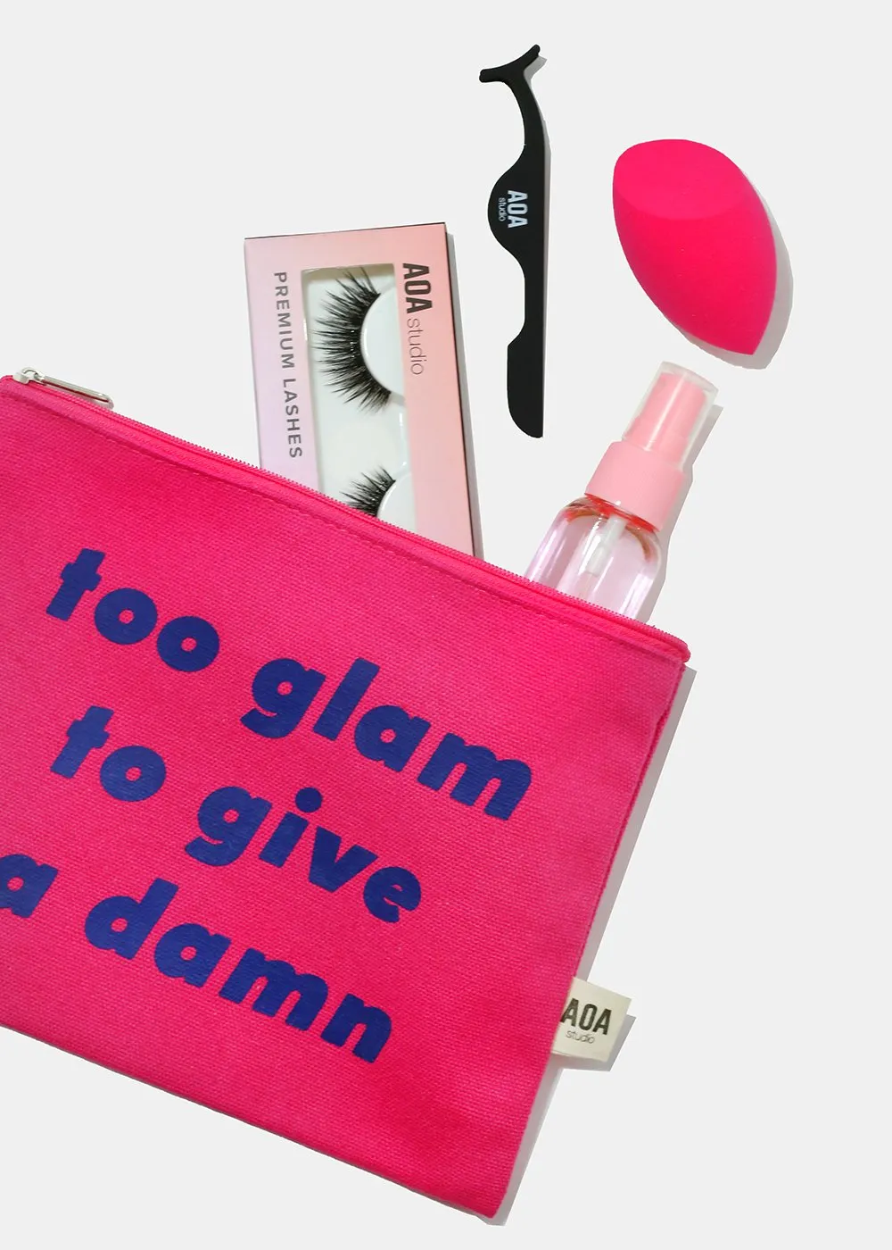Re-Use Canvas Pouch - Too Glam