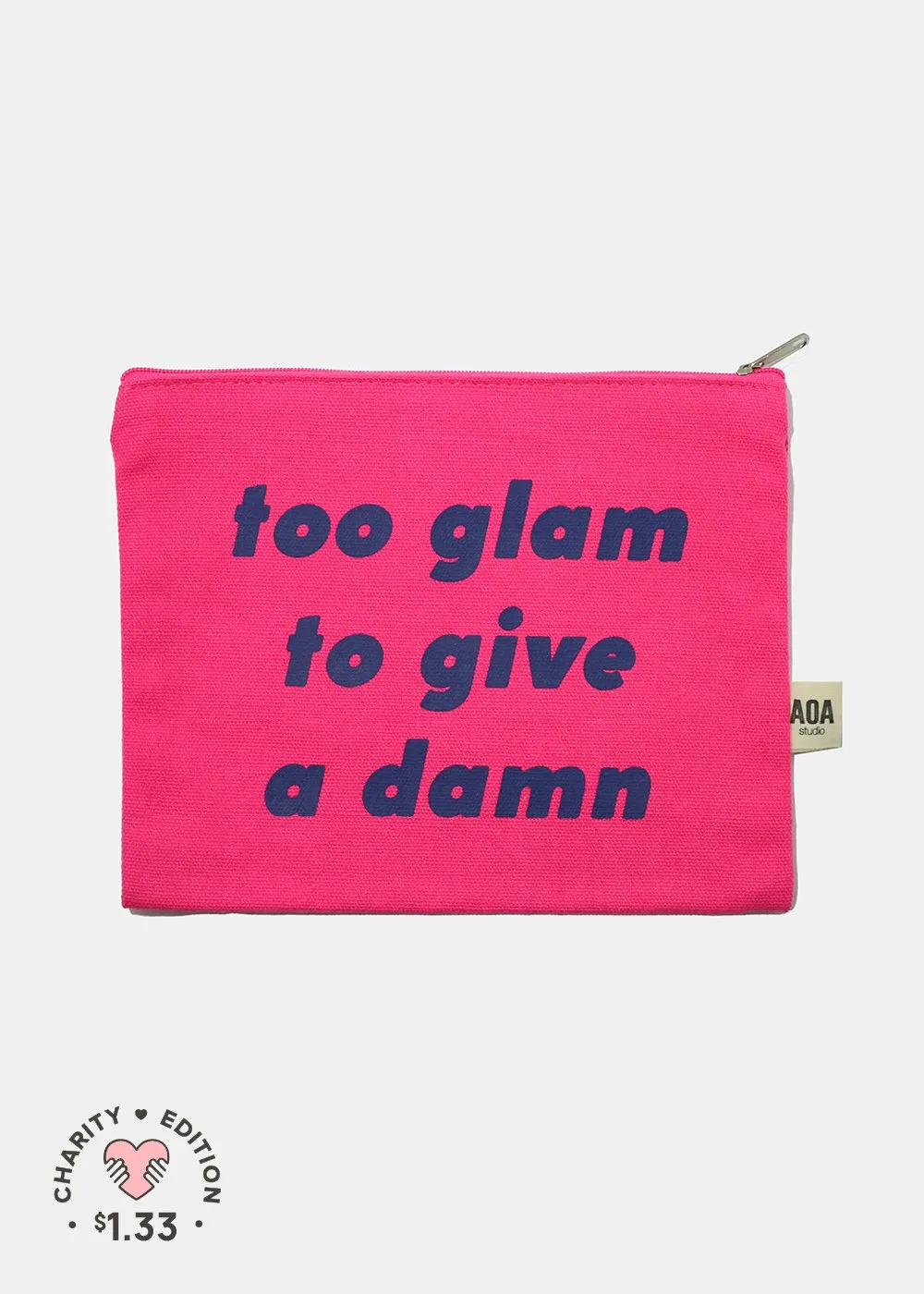 Re-Use Canvas Pouch - Too Glam