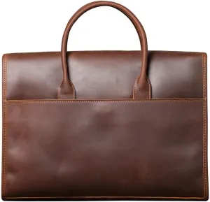 Retro Casual Briefcase Handbag Handbag Men's Single Shoulder Crossbody Bag Computer Bag