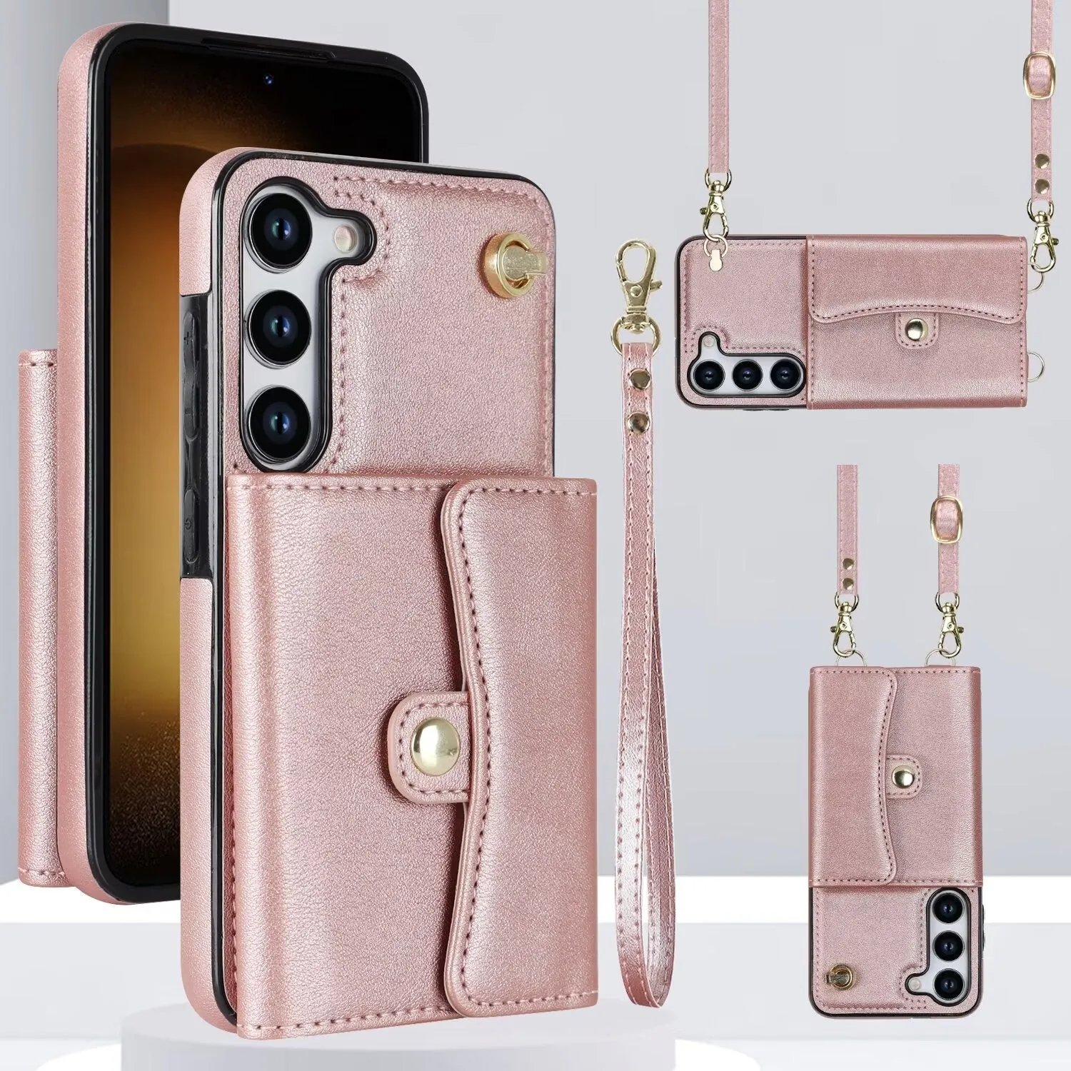 RFID Block Multi Functional Case For Samsung Galaxy S24 S23 S22 21 20 Ultra G7