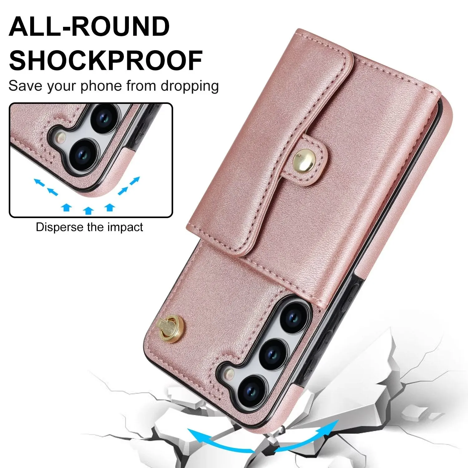 RFID Block Multi Functional Case For Samsung Galaxy S24 S23 S22 21 20 Ultra G7