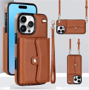 RFID Block Multi Functional Strap Case For iPhone 16 15 14 13 12 11 PRO MAX C15