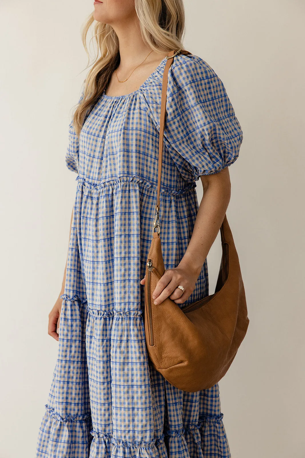Rhea Slouchy Crescent Shoulder Crossbody Bag