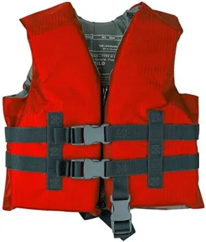 Rip Stop Children's Universal Life Vest (Red)