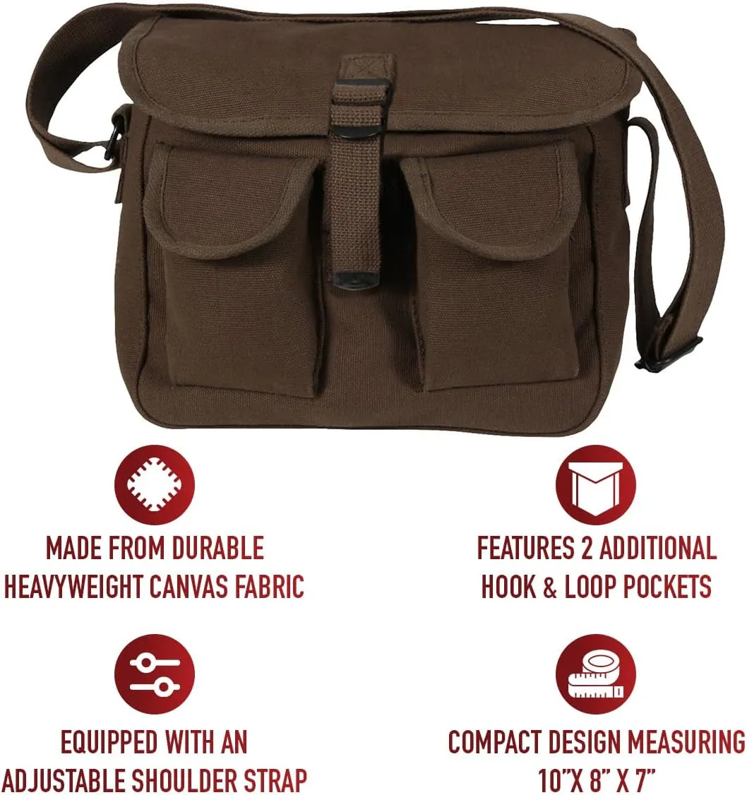Rothco Canvas Ammo Crossbody Shoulder Bag