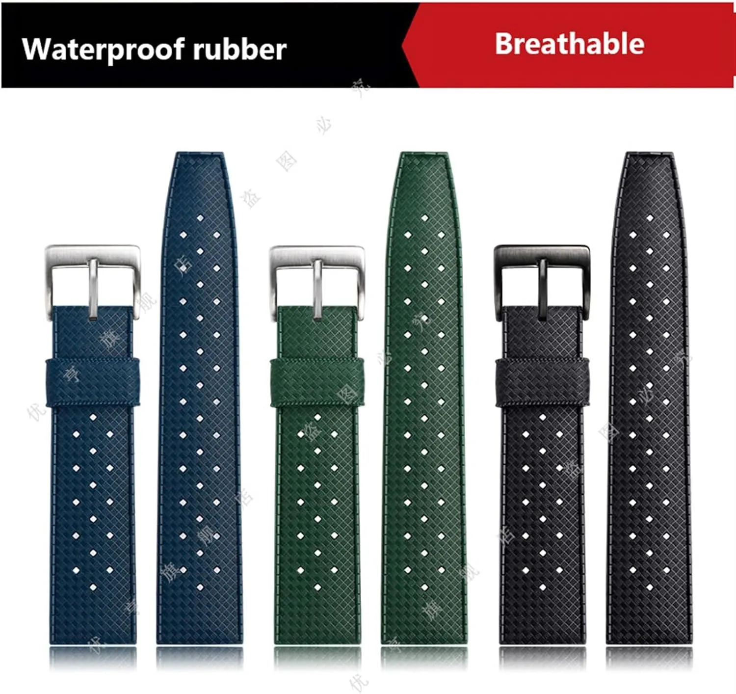 Rubber Watchband For Seiko Canned SRPD73 Silicone Strap 22mm 20mm Waterproof And Breathable Bracelet Outdoor Sports Watchband