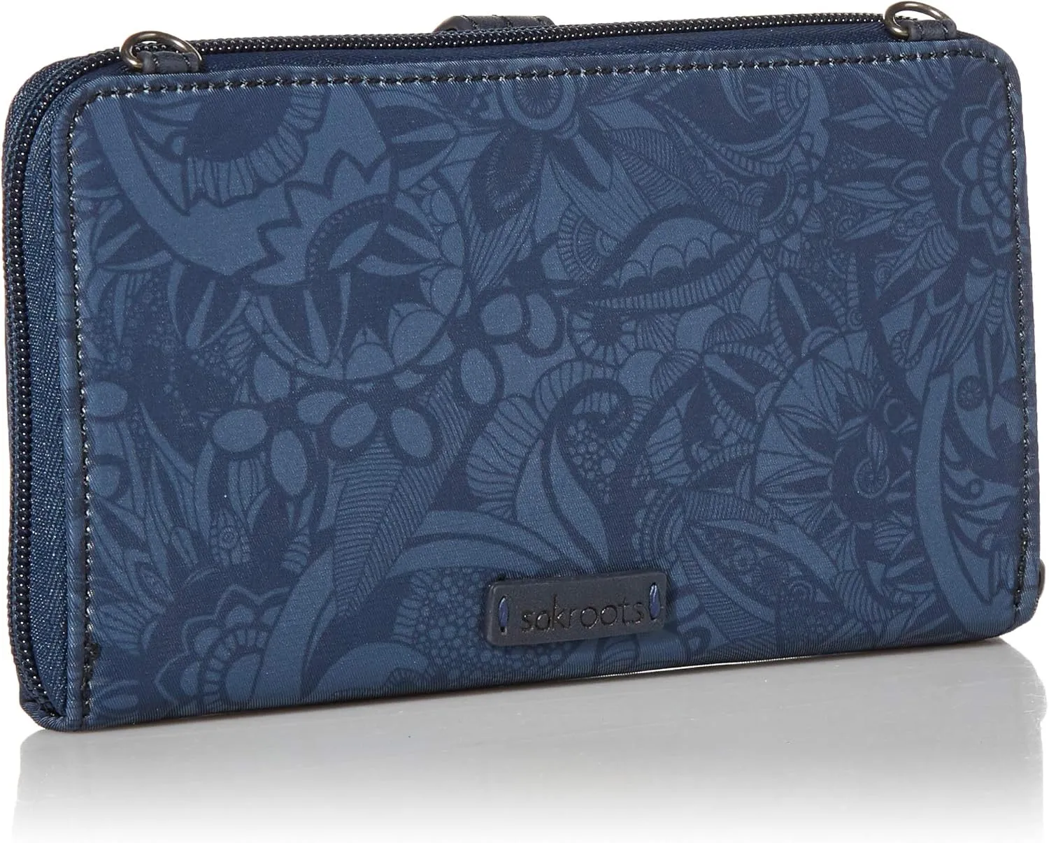 Sakroots Artist Circle Smartphone Crossbody in Eco Twill, Detachable Wristlet Strap