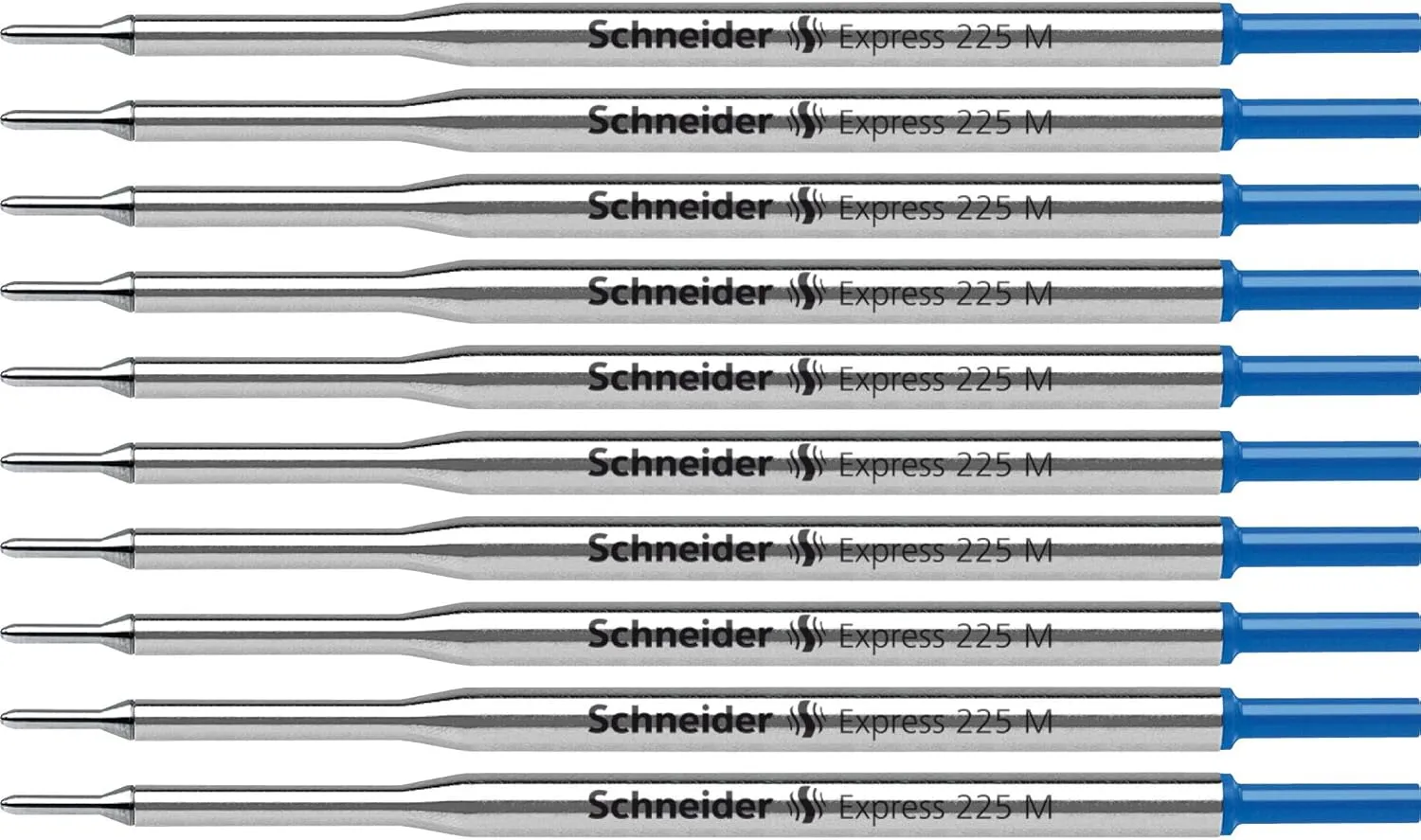 Schneider Express 225 M Large-Capacity Refill Blue Indelible ISO 12757-1 G2 Pack of 10