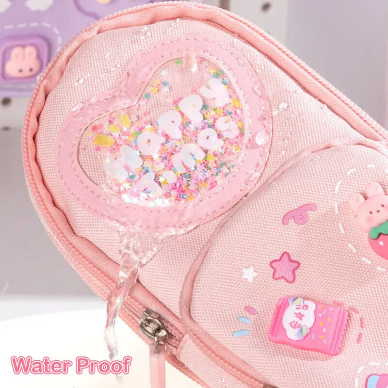 School Bag Shape Kawaii Pencil Pouch