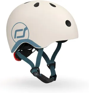 Scoot & Ride Toddler Kids Bike and Scooter Child Safety Helmet with LED Light for Boys and Girls Youth Roller Sports, XXS