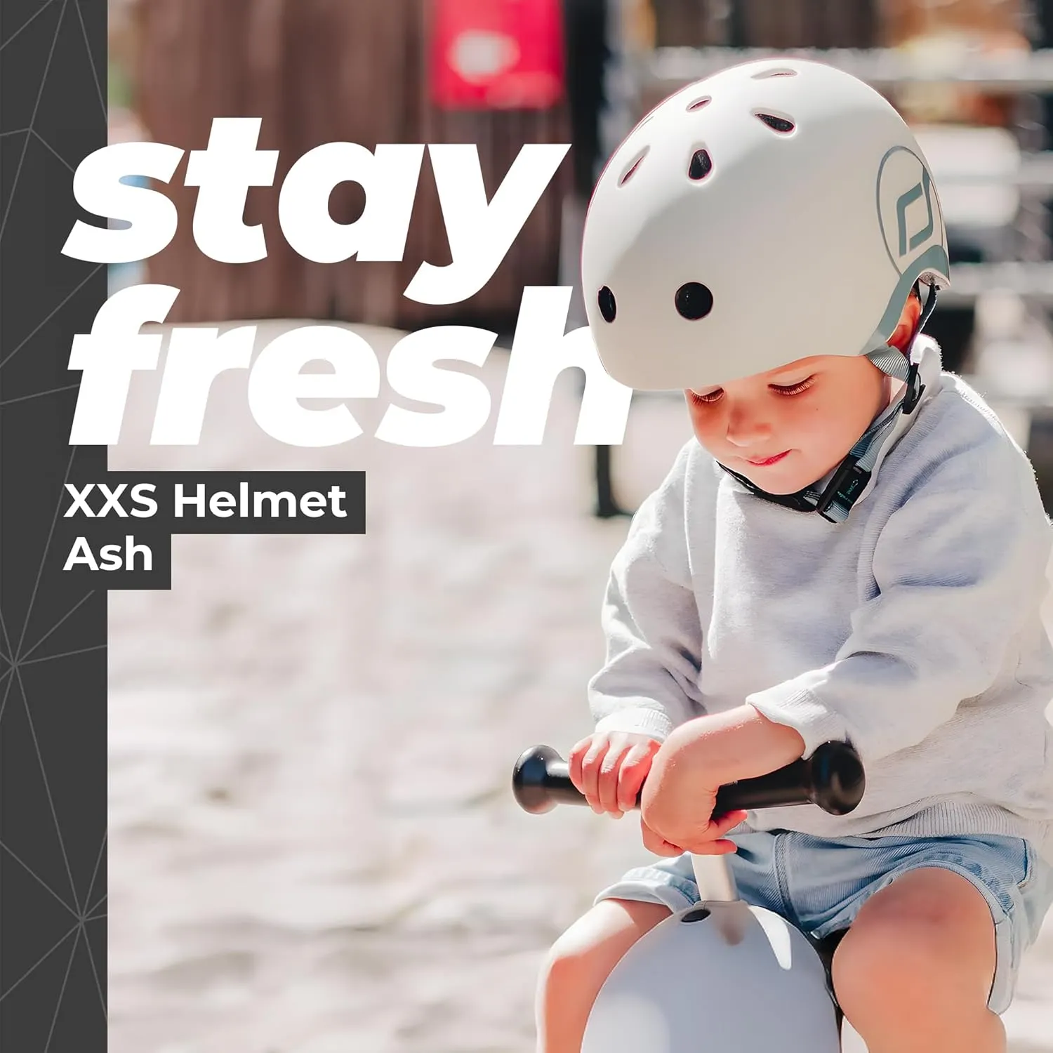 Scoot & Ride Toddler Kids Bike and Scooter Child Safety Helmet with LED Light for Boys and Girls Youth Roller Sports, XXS