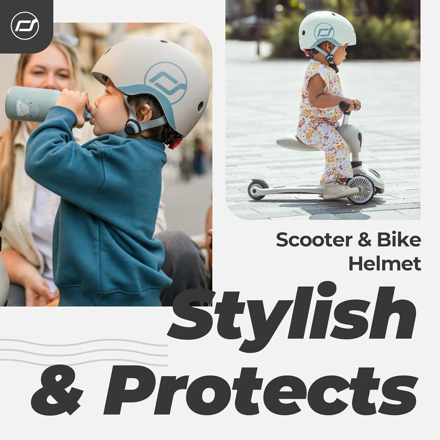 Scoot & Ride Toddler Kids Bike and Scooter Child Safety Helmet with LED Light for Boys and Girls Youth Roller Sports, XXS