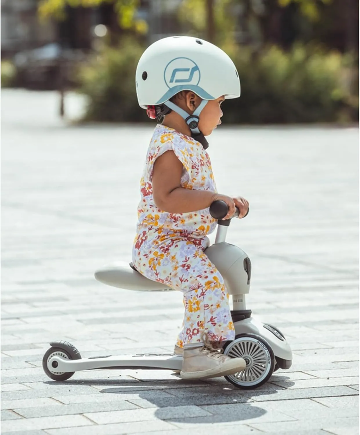 Scoot & Ride Toddler Kids Bike and Scooter Child Safety Helmet with LED Light for Boys and Girls Youth Roller Sports, XXS