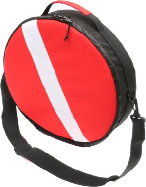 Scubas Regulator Bag With Adjustable Shoulder Strap Diving Regulator Protective Bag Round Dive Bag Diving Accessories