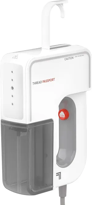 Sharper Image THREAD Passport Handheld Travel Garment Steamer, White