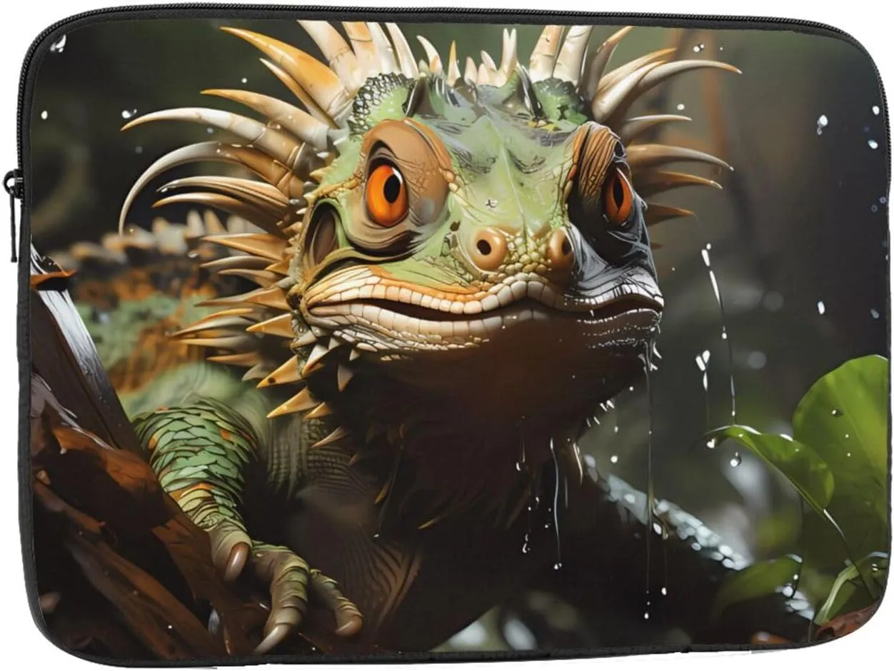 Shockproof Portable Laptop Sleeve Bag 15 inch - for Men and Women Business Travel, School, and Office Use Spiny Lizards Picture