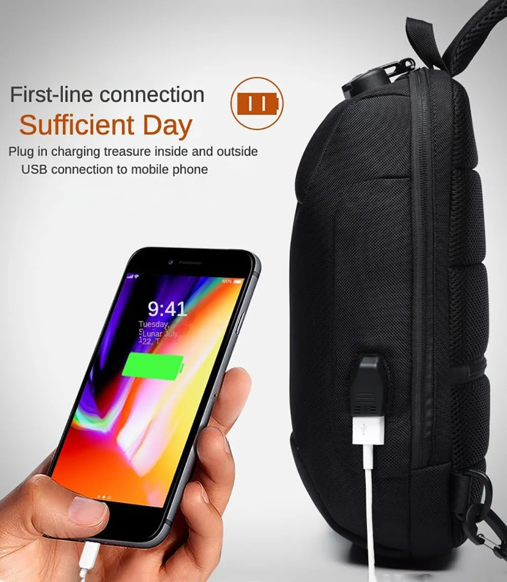 Shockproof Protective Crossbody Shoulder Chest Backpack Travel Home Storage Bag Carrying Case Compatible with GPD Win 4 (Camouflage)