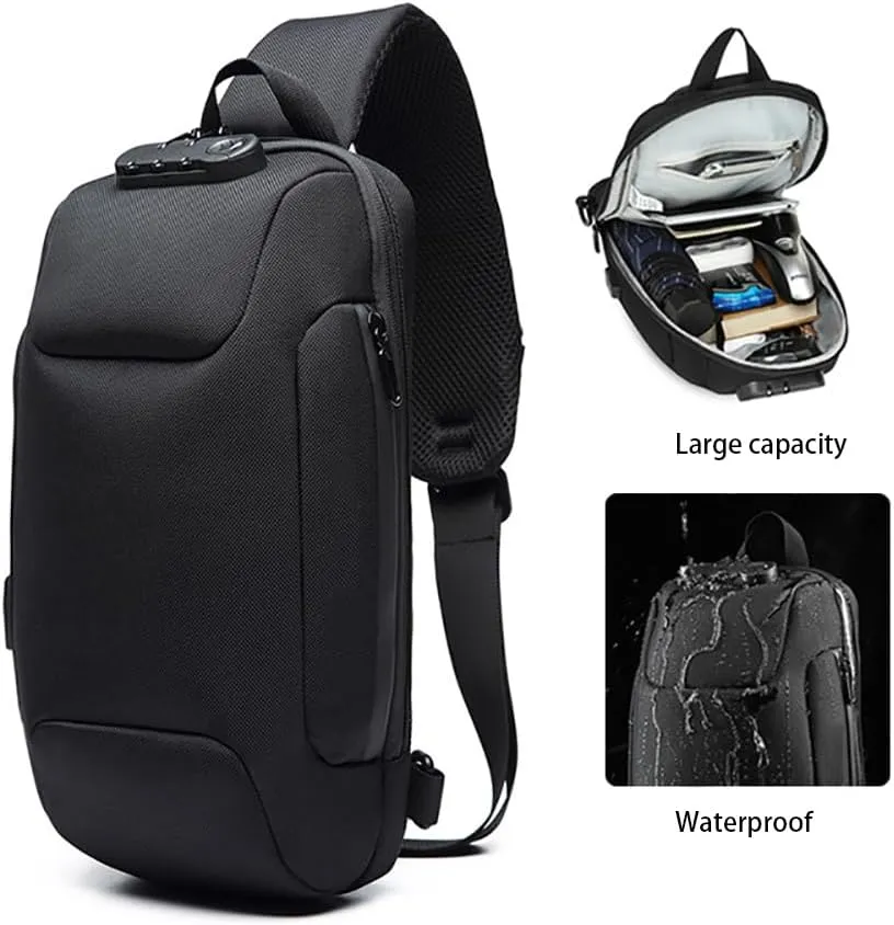 Shockproof Protective Crossbody Shoulder Chest Backpack Travel Home Storage Bag Carrying Case Compatible with GPD Win 4 (Camouflage)