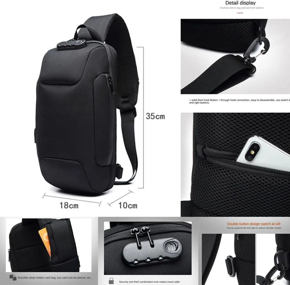 Shockproof Protective Crossbody Shoulder Chest Backpack Travel Home Storage Bag Carrying Case Compatible with GPD Win 4 (Camouflage)