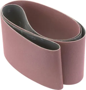 Shop Fox D1266 6" by 80" Aluminum Oxide Belt 120 Grit, 2-Pack