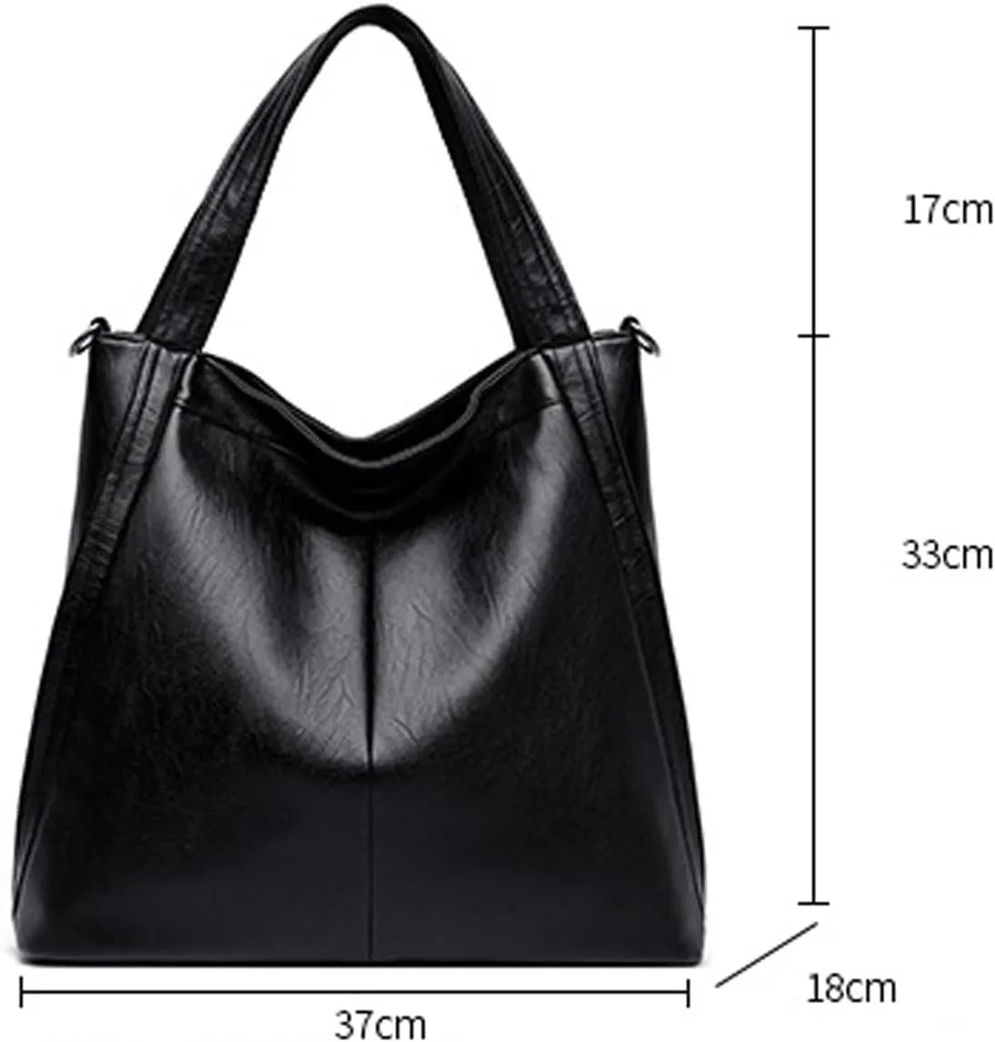 Shoulder Bag Large Capacity PU Shoulder Bag for Women Versatile and Stylish Single Shoulder Tote(Purple)