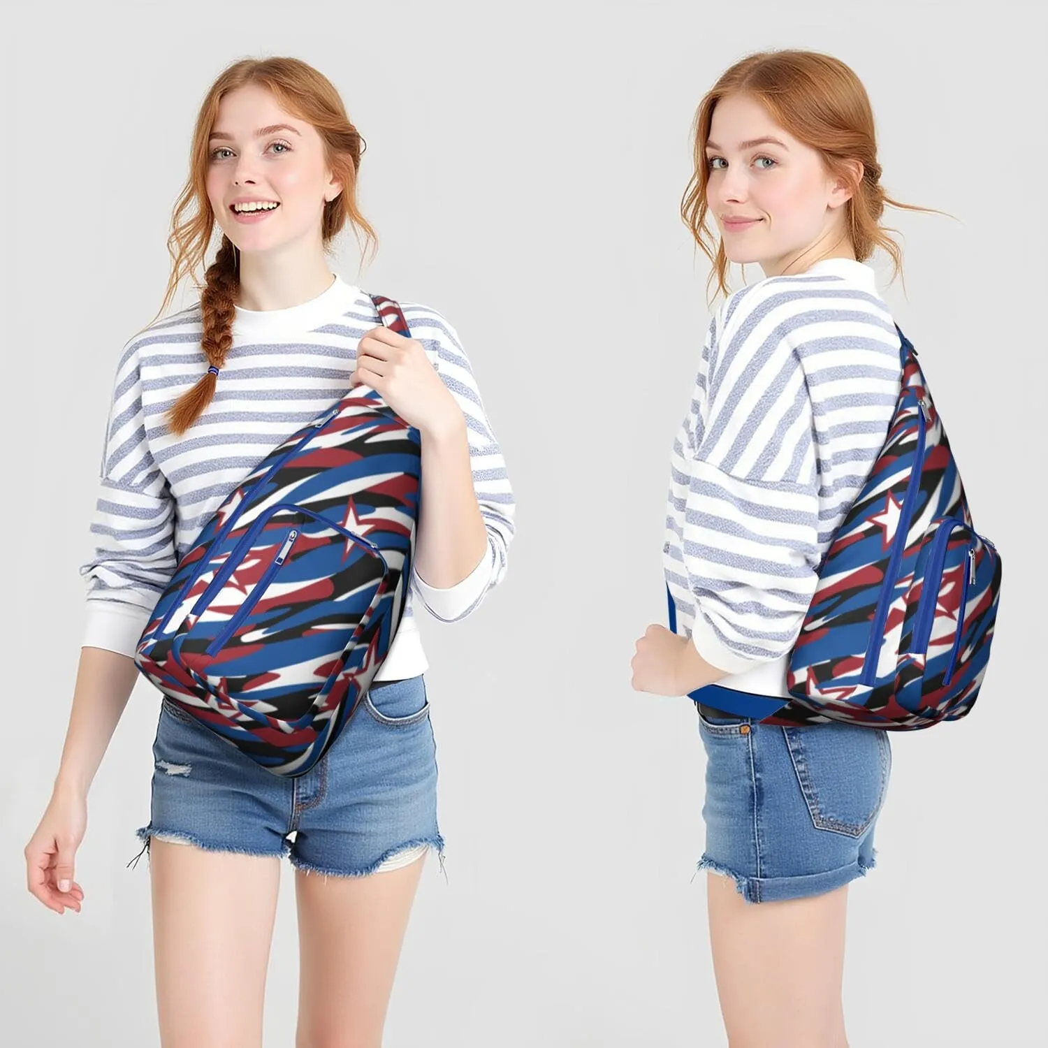 Shoulder Sling Crossbody Casual Chest Bag For Travel Sports Running,Backpack for Men & Women Lightweight Sports BagCrossbody Concealed Carry,Abstract Shoulder Bag Waterproof Chest Bag