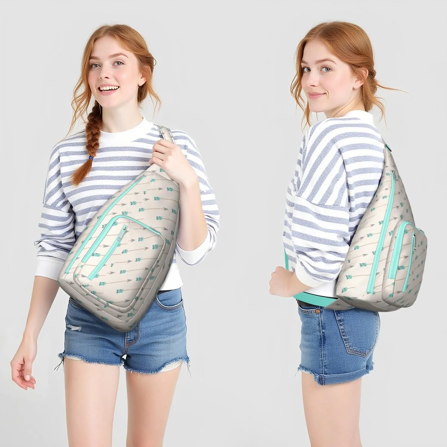 Shoulder Sling Crossbody Casual Chest Bag For Travel Sports Running,Backpack for Men & Women Lightweight Sports BagCrossbody Concealed Carry,Abstract Shoulder Bag Waterproof Chest Bag