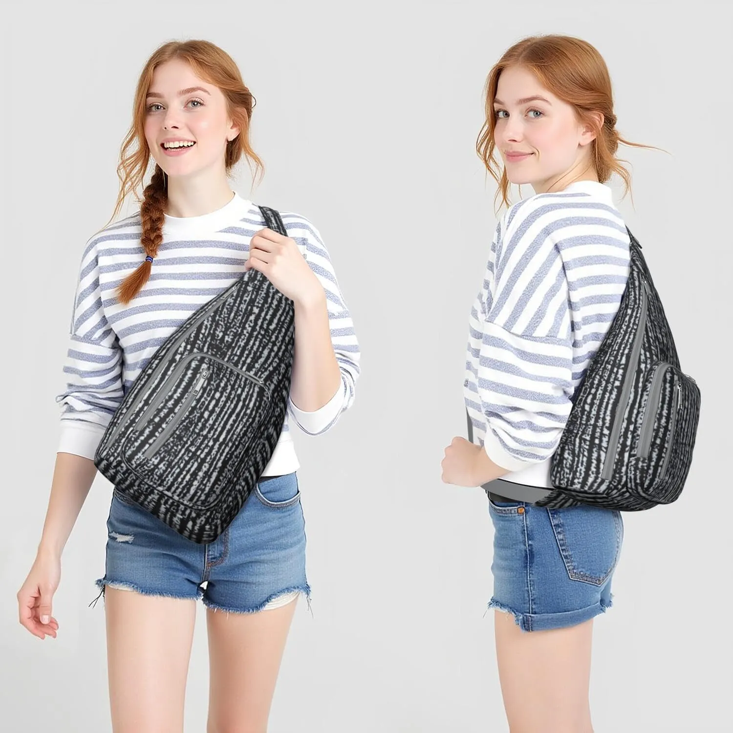 Shoulder Sling Crossbody Casual Chest Bag For Travel Sports Running,Backpack for Men & Women Lightweight Sports BagCrossbody Concealed Carry,Abstract Shoulder Bag Waterproof Chest Bag